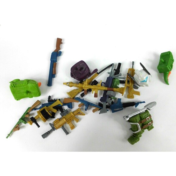 Fortnite Action Figure Accessories Weapon Helmet Base Lot Rust Lord Summer Drift - Picture 2 of 5